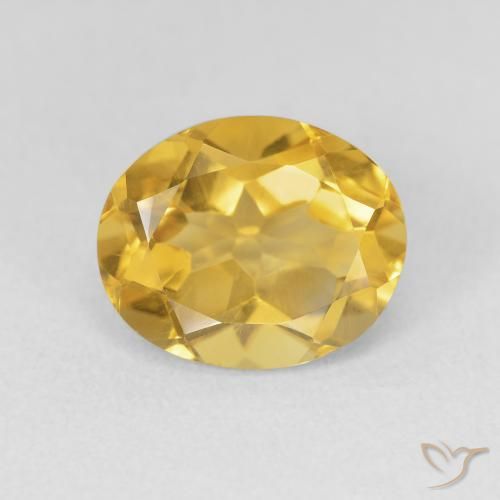3.32ct 天然 金橙色 黄水晶, 椭圆形, VVS-VS