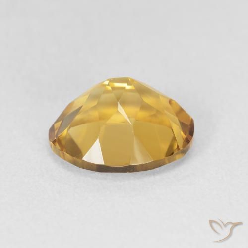 3.06克拉天然黄水晶，椭圆形，VVS-VS