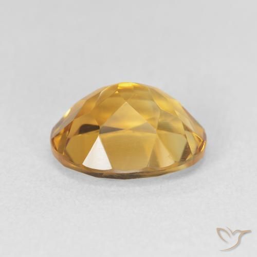 3.30克拉天然黄水晶，椭圆形，VVS-VS