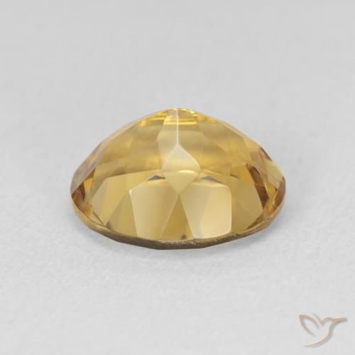 3.53克拉天然黄水晶，椭圆形，VVS-VS