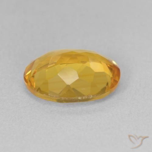 2.94克拉天然黄水晶，椭圆形，VVS
