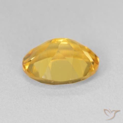 3.03克拉天然黄水晶，椭圆形，VVS-VS