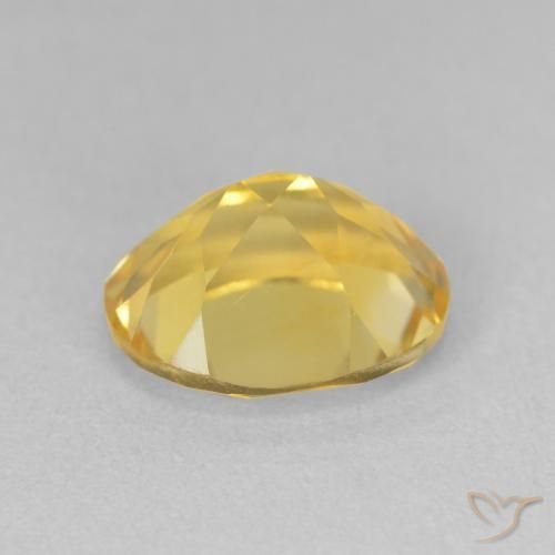 3.26克拉天然黄水晶，椭圆形，VVS-VS