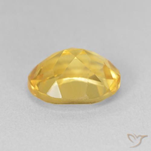 3.31克拉天然黄水晶，椭圆形，VVS-VS