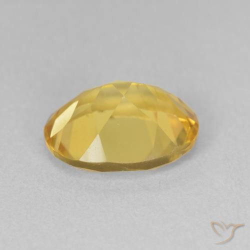 2.87克拉天然黄水晶，椭圆形，VVS-VS