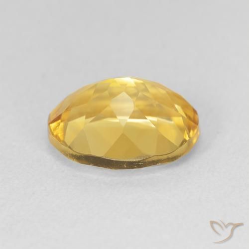3.30克拉天然黄水晶，椭圆形，VVS