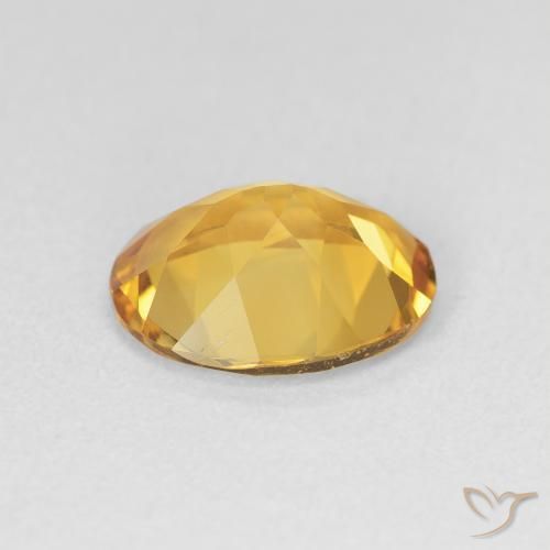 2.58克拉天然黄水晶，椭圆形，VVS