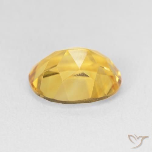 3.28克拉天然黄水晶，椭圆形，VVS