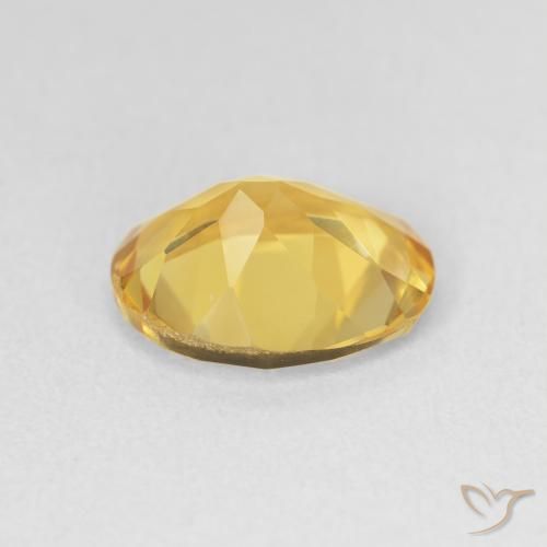 2.63克拉天然黄水晶，椭圆形，VVS