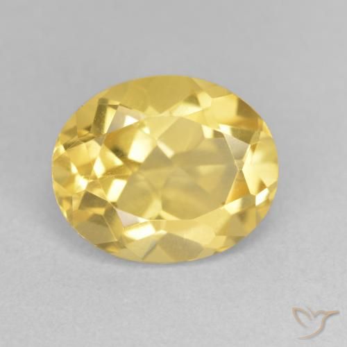3.35ct 天然 金橙色 黄水晶, 椭圆形, VVS-VS