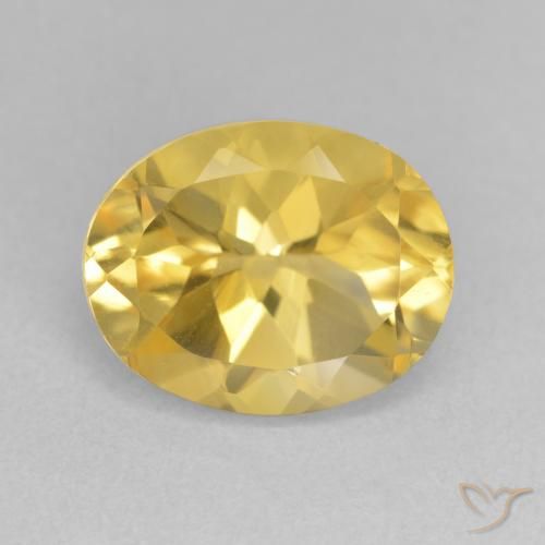 3.82ct 天然 金橙色 黄水晶, 椭圆形, VVS-VS