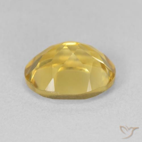 3.40克拉天然黄水晶，椭圆形，VVS-VS