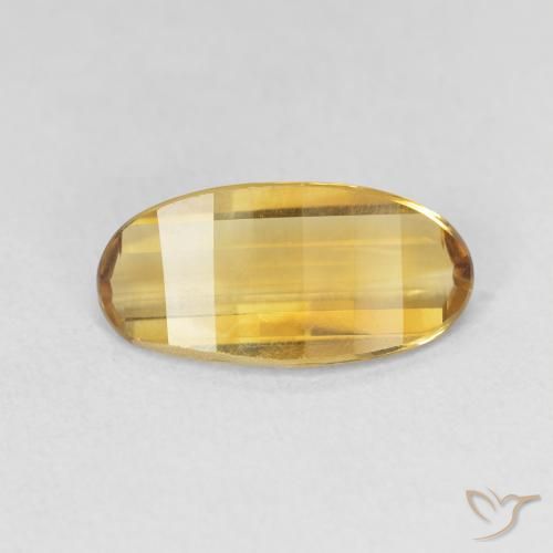 2.28ct 天然 金橙色 黄水晶, 椭圆形, VVS