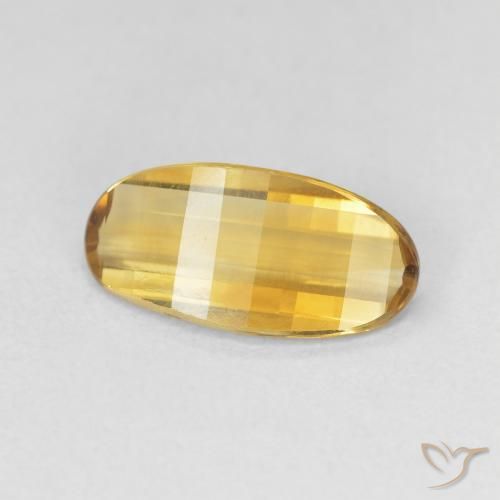 2.28克拉天然黄水晶，椭圆形，VVS