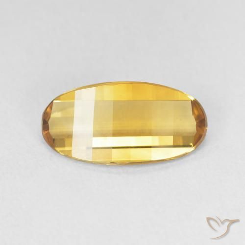 2.18ct 天然 金橙色 黄水晶, 椭圆形, VVS