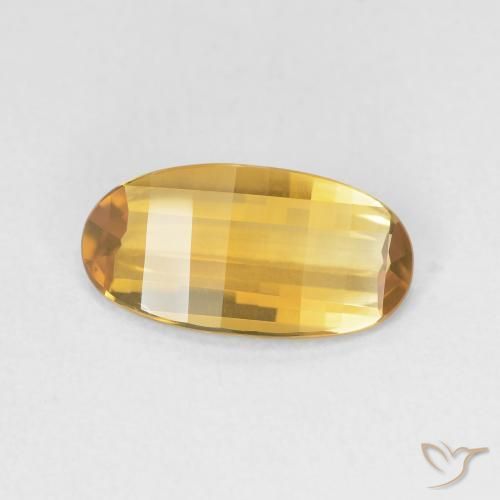 2.17克拉天然黄水晶，椭圆形，VVS