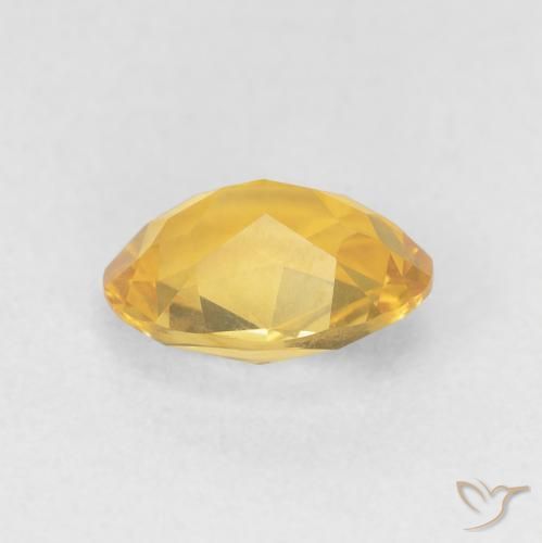 1.65克拉天然黄水晶，椭圆形，VVS