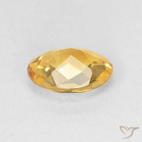 1.47克拉天然黄水晶，椭圆形，VVS