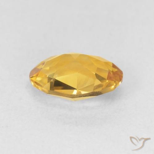 1.55克拉天然黄水晶，椭圆形，VVS