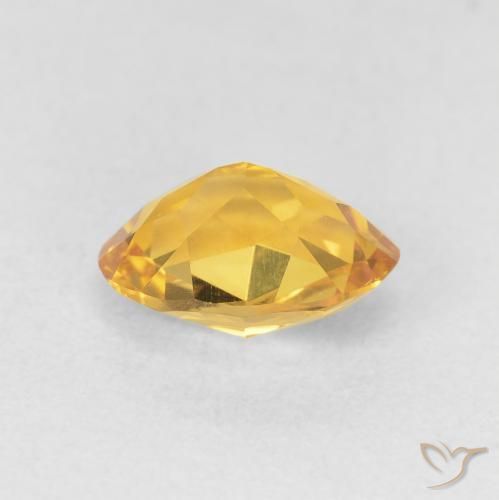 1.59克拉天然黄水晶，椭圆形，VVS