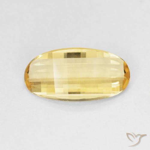 2.31ct 天然 金色 黄水晶, 椭圆形, VVS-VS