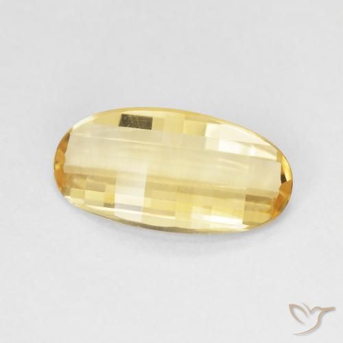 2.31克拉天然黄水晶，椭圆形，VVS-VS
