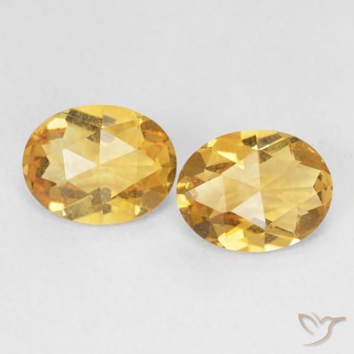 3.10克拉天然黄水晶，椭圆形，VVS-VS