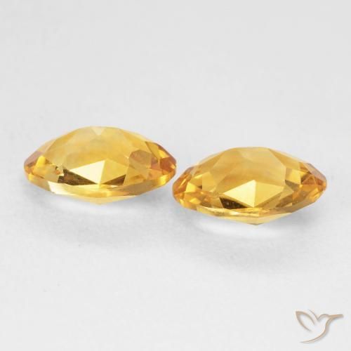3.10克拉天然黄水晶，椭圆形，VVS-VS