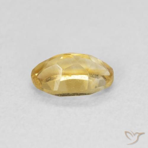 0.46克拉天然黄水晶，椭圆形，VVS-VS