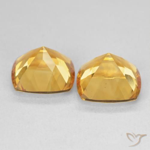 7.37克拉天然黄水晶，软垫，VVS