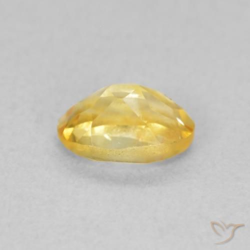 0.47克拉天然黄水晶，椭圆形，VVS-VS