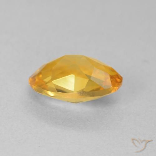 1.57克拉天然黄水晶，椭圆形，VVS-VS
