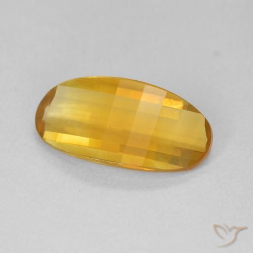 2.48克拉天然黄水晶，椭圆形，VVS