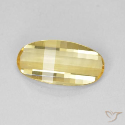 2.45克拉天然黄水晶，椭圆形，VVS