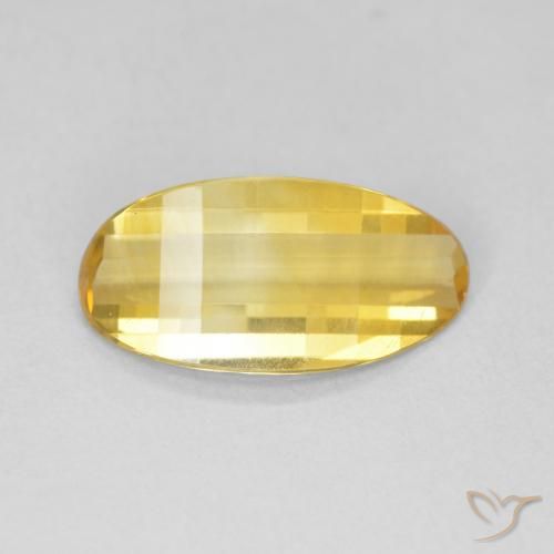 2.19ct 天然 金橙色 黄水晶, 椭圆形, VVS