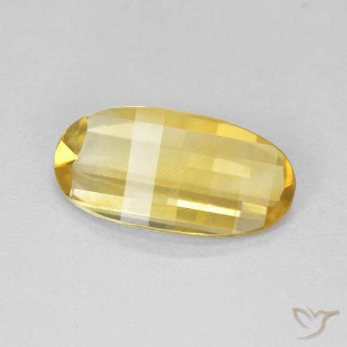 2.33克拉天然黄水晶，椭圆形，VVS