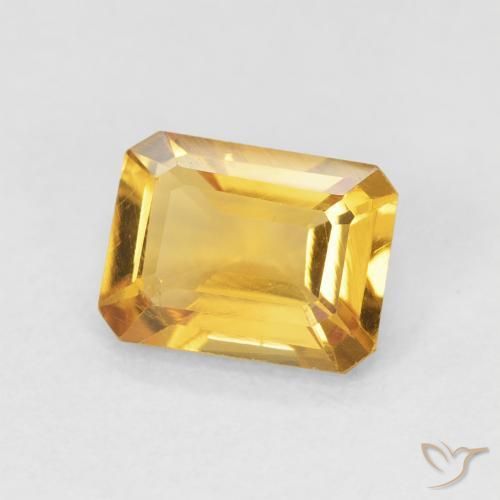 1.30克拉天然黄水晶，八边形，VVS