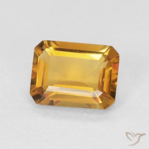 1.44克拉天然黄水晶，八边形，VVS