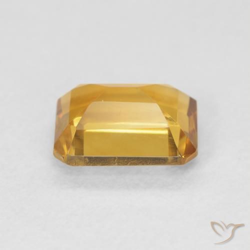 1.44克拉天然黄水晶，八边形，VVS