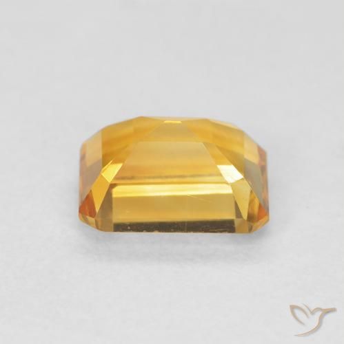 1.55克拉天然黄水晶，八边形，VVS