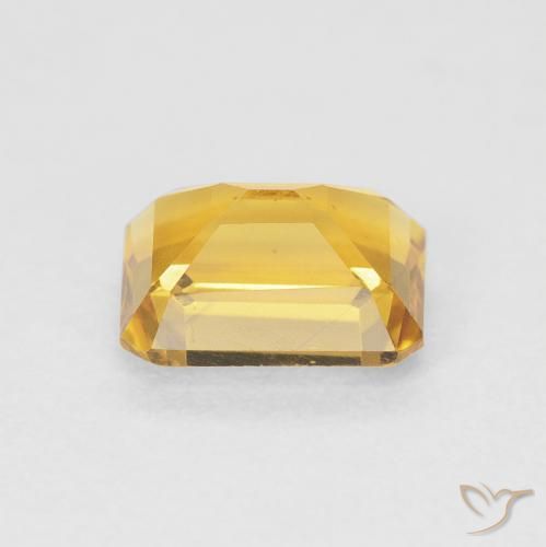 1.58克拉天然黄水晶，八边形，VVS