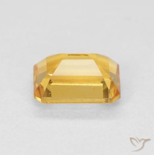 1.43克拉天然黄水晶，八边形，VVS