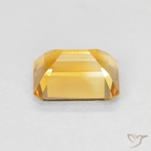1.42克拉天然黄水晶，八边形，VVS