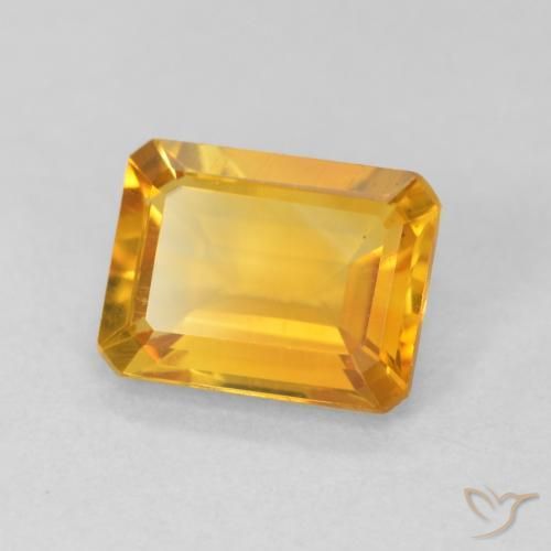 1.40克拉天然黄水晶，八边形，VVS-VS