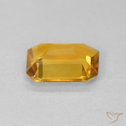 1.13克拉天然黄水晶，八边形，VVS-VS