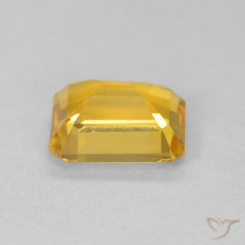 1.29克拉天然黄水晶，八边形，VVS-VS