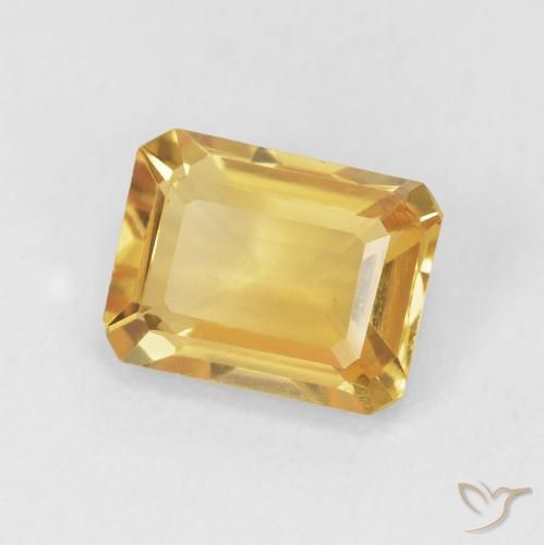 1.68克拉天然黄水晶，八边形，VVS-VS
