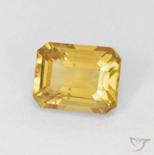 1.63克拉天然黄水晶，八边形，VVS-VS