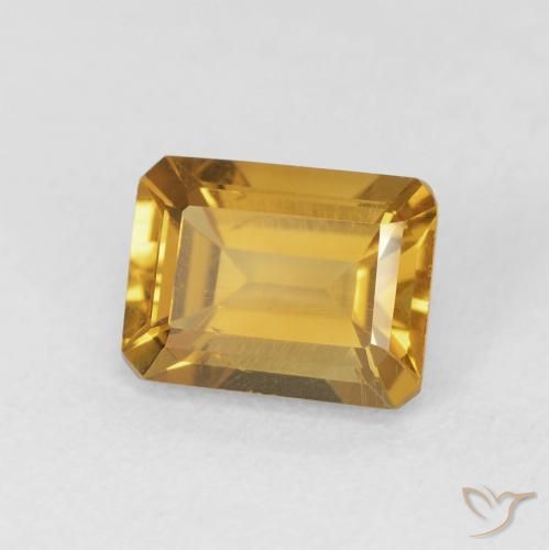 1.54克拉天然黄水晶，八边形，VS