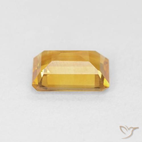 1.15克拉天然黄水晶，八边形，VS
